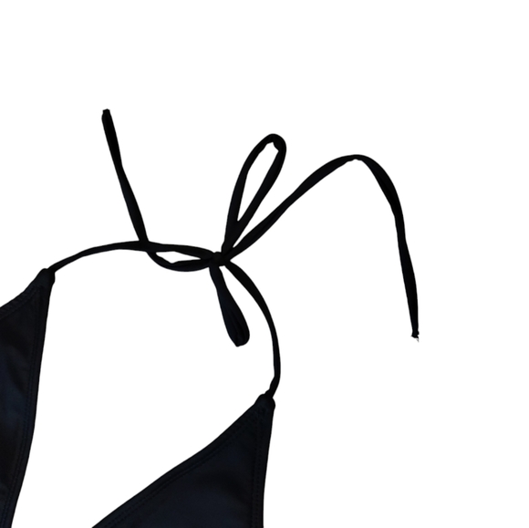 Sabree Black Cut Out One Piece Swimsuit - Picture 6 of 8